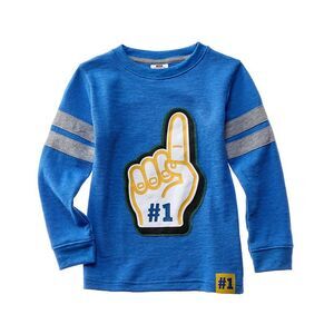 Mish Mish Boys  Foam Finger Thermal Top, Blue